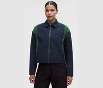 Golfjacke mit Kragen für Frauen – Größe in True Navy/Ivy Grove