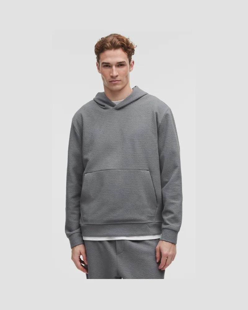 LULULEMON Textured Spacer Hoodie für Männer – Größe in Solar Grey Solar