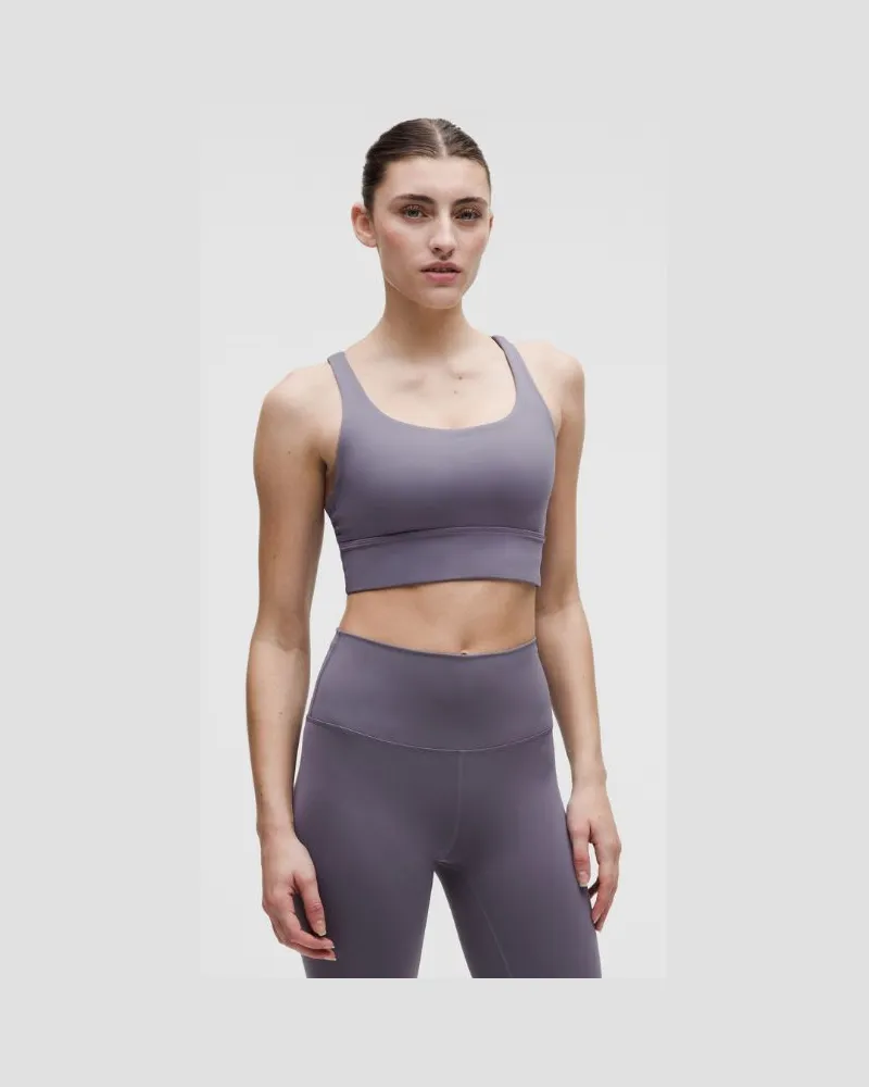 LULULEMON Energy BH Lang für Frauen – Größe in Grape Mist Grape