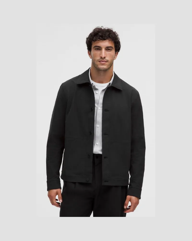 LULULEMON VersaTwill Jacke mit Knöpfen für Männer – Größe in Black Black