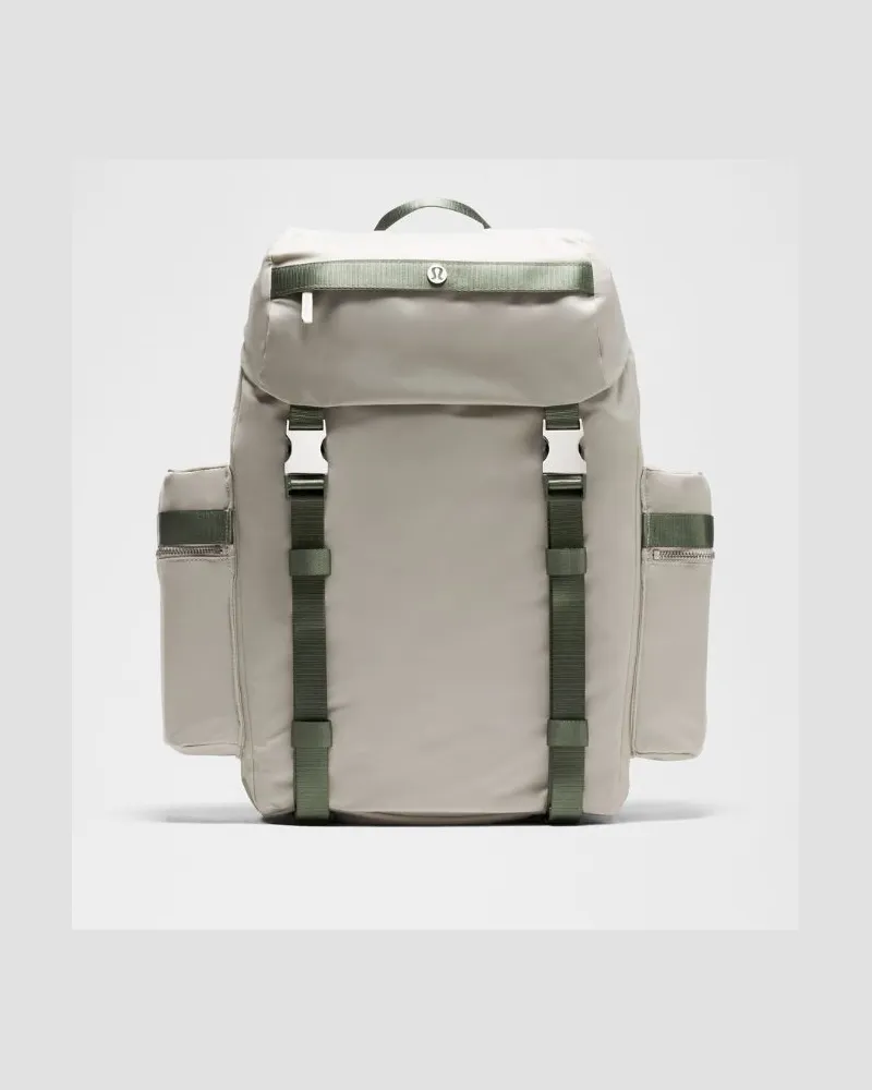 LULULEMON Wunderlust Rucksack 25 L – Größe in Hailstone Grey/Sassy Sage/Silver Hailstone