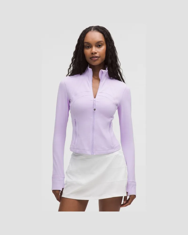 LULULEMON Define Crop-Jacke Nulu für Frauen – Größe in Lavender Frost Lavender