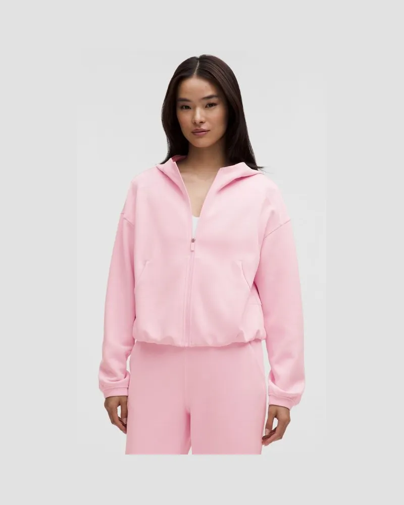 LULULEMON Softstreme Hoodie mit Reißverschluss für Frauen – Größe in Pink Organza Pink