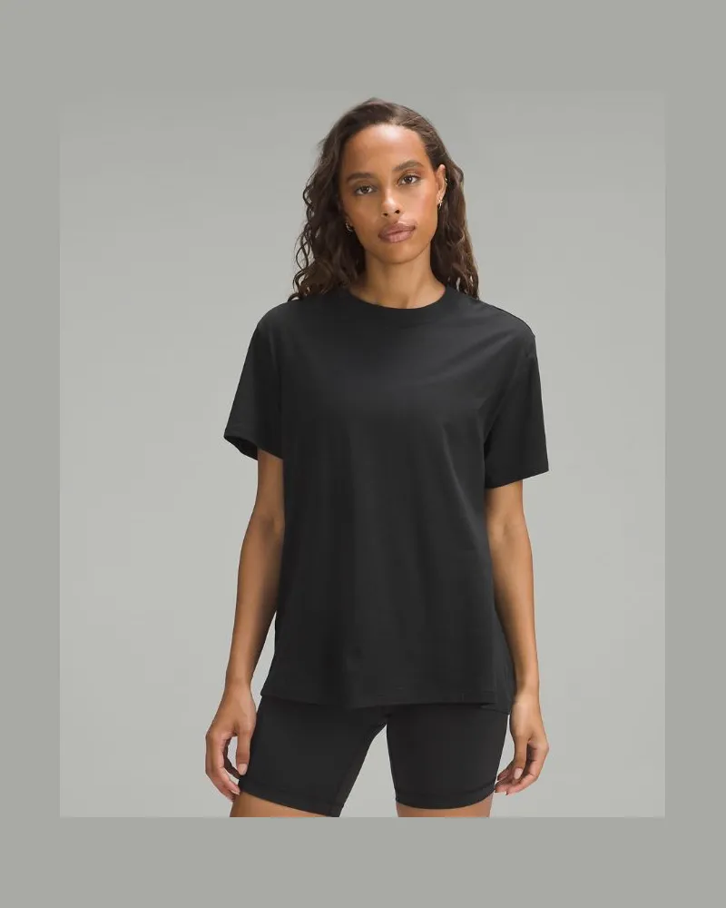LULULEMON All Yours Baumwoll-T-Shirt für Frauen – Größe in Black Black