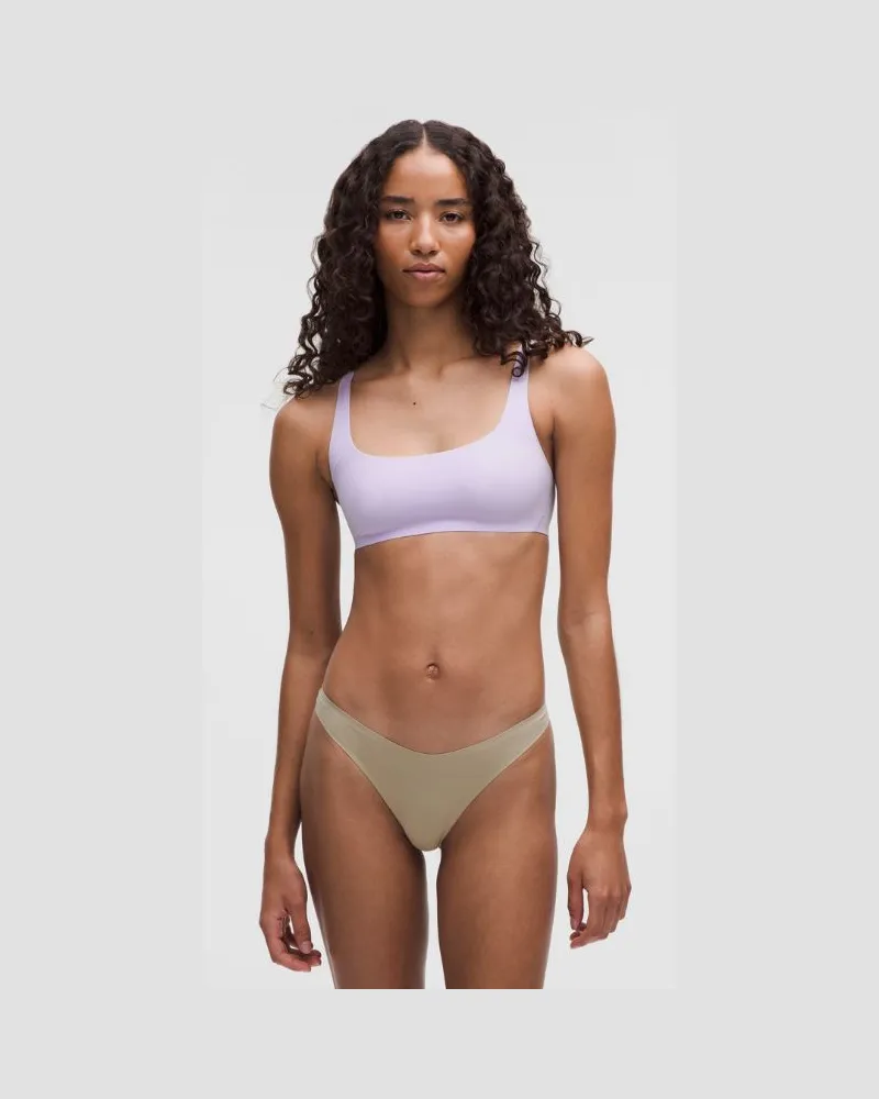 LULULEMON Wundermost Ultraweicher BH mit U-Ausschnitt und dünnen Trägern aus Nulu, A/D-Cups für Frauen – Größe in Lavender Frost Lavender