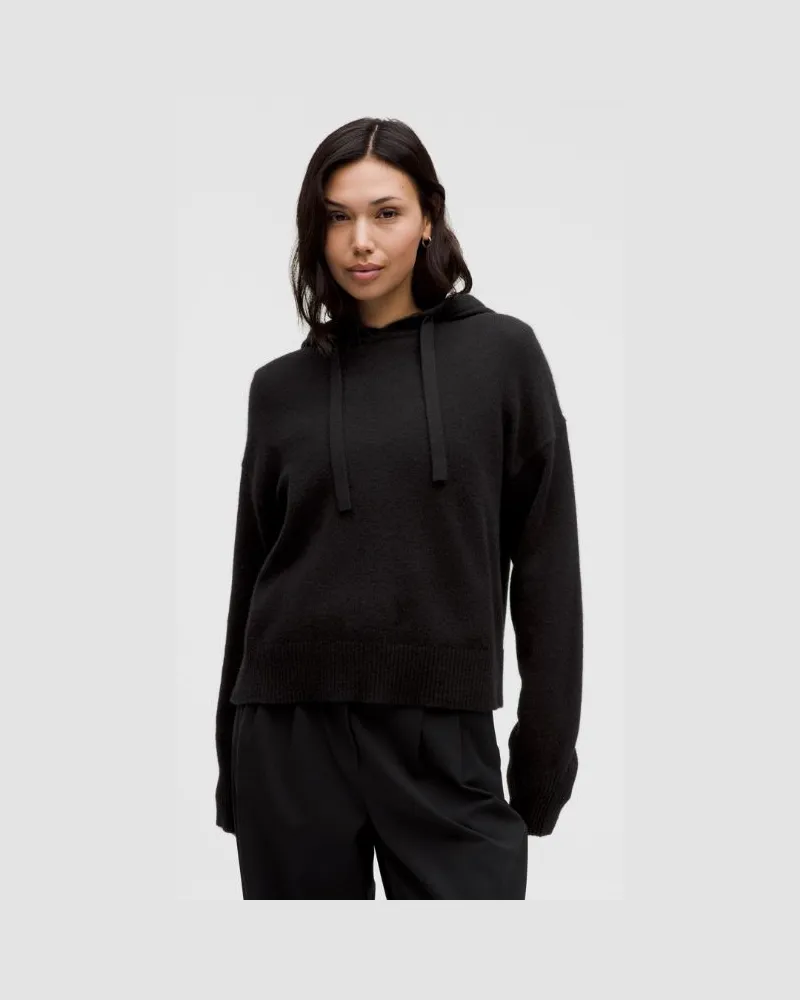 LULULEMON Kaschmirhoodie im Relaxed Fit für Frauen – Größe in Black Black