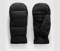Puffer-Fäustlinge – Größe in Schwarz