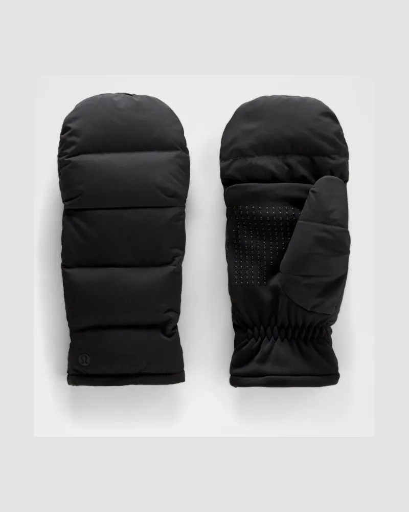 LULULEMON Puffer-Fäustlinge – Größe in Schwarz Schwarz