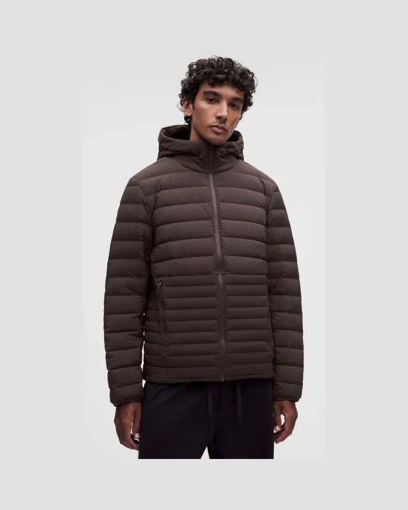 LULULEMON Navigation Down-Hoodie Evolve für Männer – Größe in Mahogany Muse Mahogany