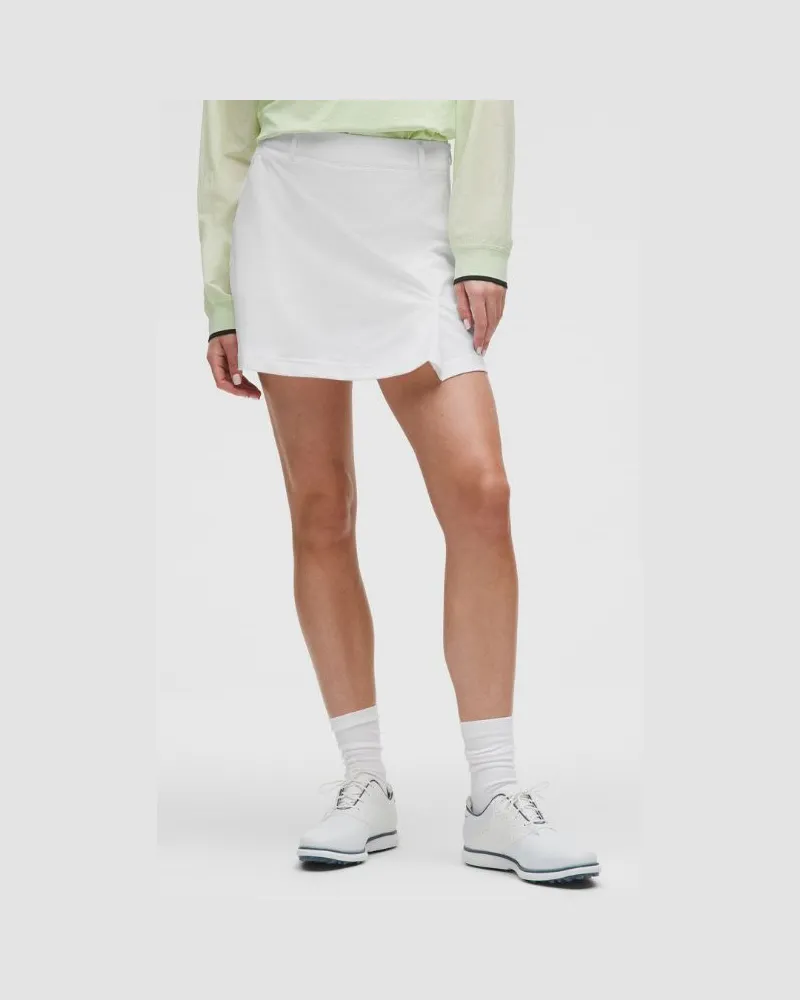 LULULEMON Golfrock aus Stretch-Twill mit Falte auf der Vorderseite für Frauen – Größe in White White