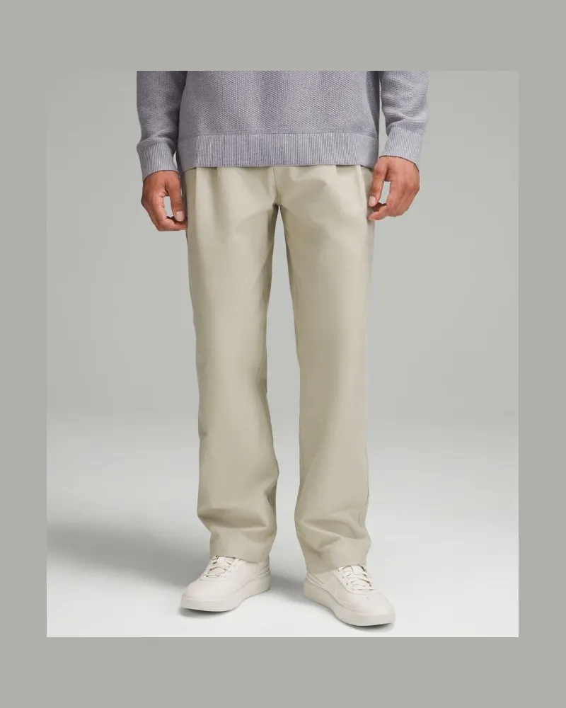 LULULEMON Bundfaltenhose im Relaxed Fit aus Utilitech Twill für Männer – Khaki – Größe Raw