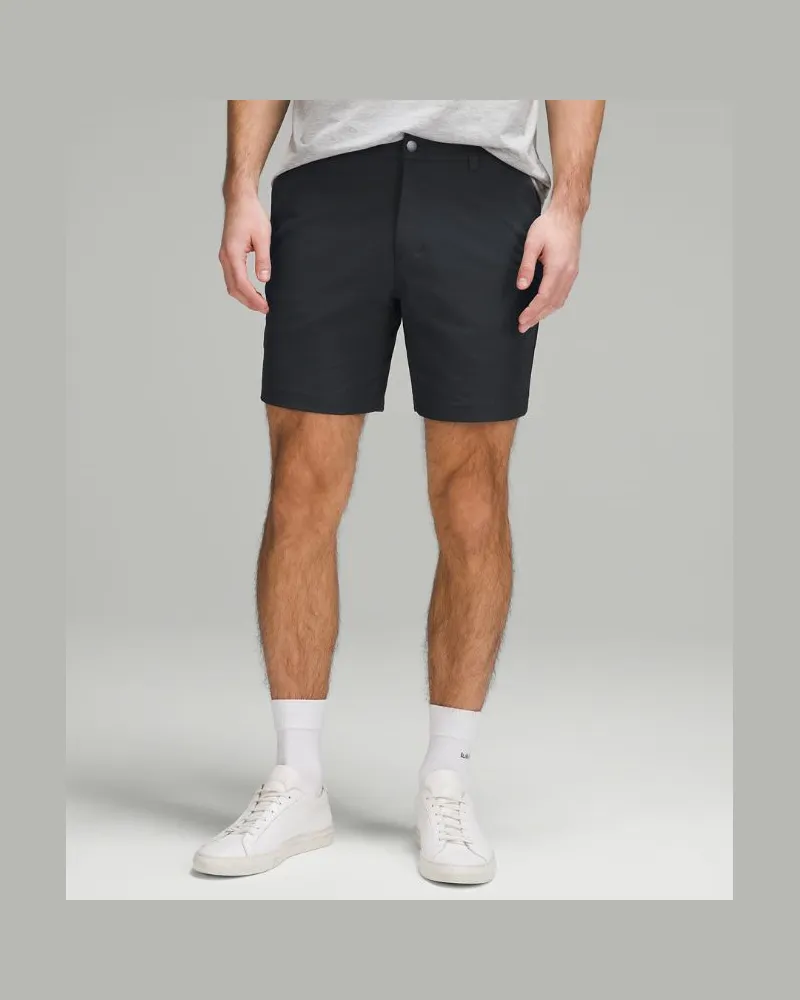 LULULEMON ABC Shorts im Classic Fit Warpstreme für Männer – 18 cm – Größe in Obsidian Obsidian