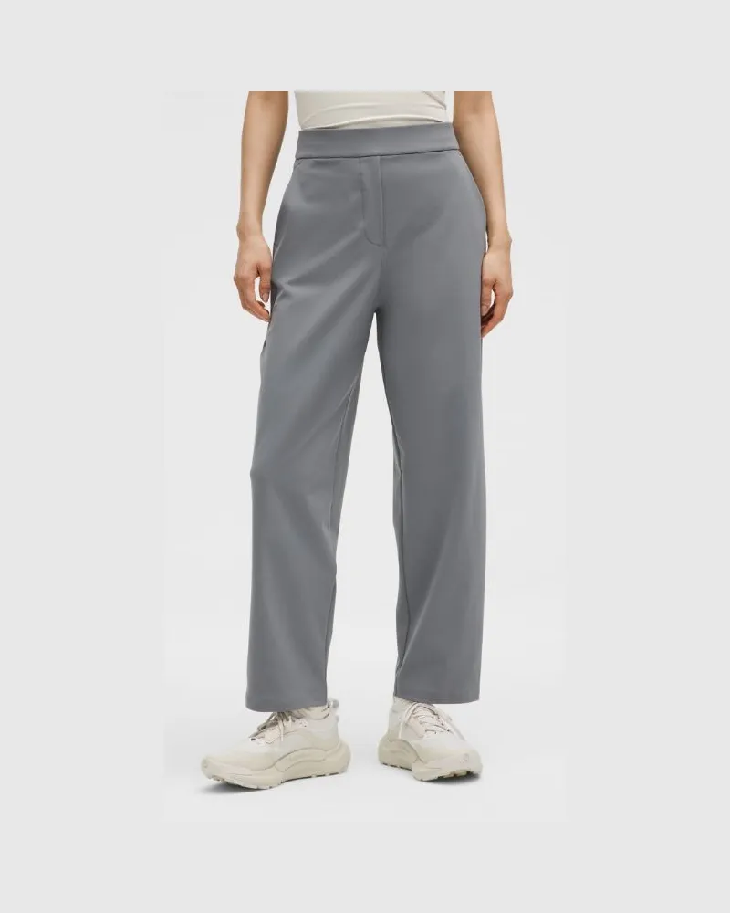 LULULEMON Daydrift Hose mit hohem Bund und schmal zulaufendem Bein Normale Länge für Frauen – Größe in Solar Grey Solar