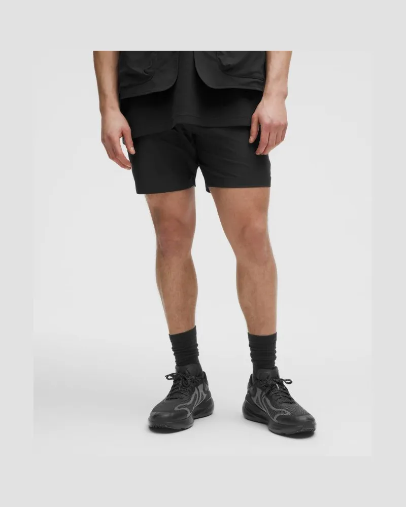 LULULEMON ABC Shorts im Classic Fit Warpstreme für Männer – 18 cm – Größe in Black Black