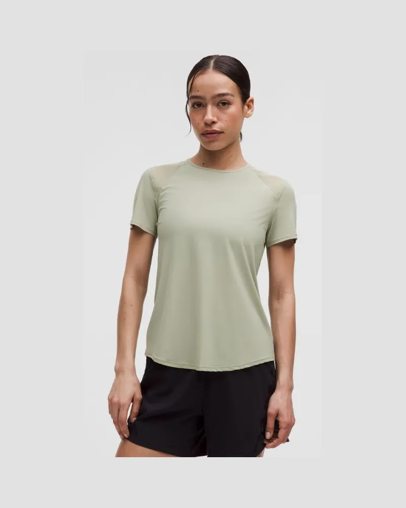 LULULEMON Sculpt Kurzarmshirt für Frauen – Größe in Fog Green Fog
