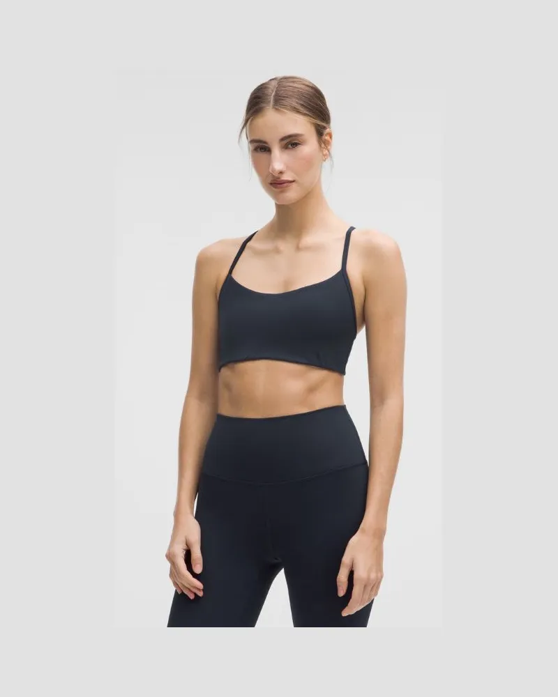 LULULEMON Flow Y BH Leichter Halt für A/B-Cups Evolve für Frauen – Größe in True Navy True