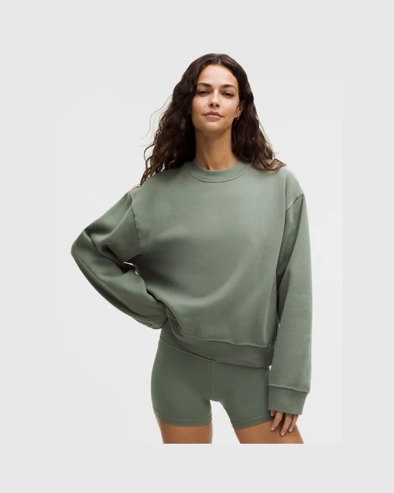 LULULEMON Steady State Rundhalspullover für Frauen – Größe in Willow Leaf Willow
