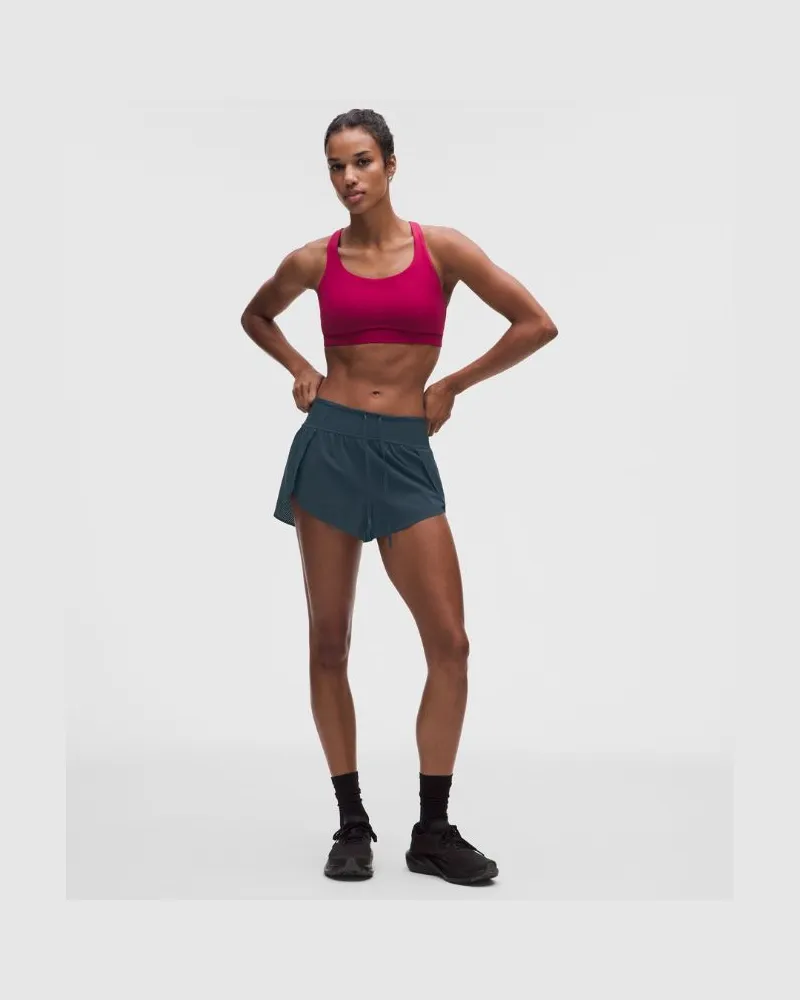 LULULEMON Race-Shorts mit hohem Bund für Frauen – 5 cm – Größe in Smoky Velvet Smoky