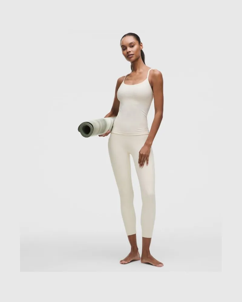 LULULEMON Align Hose mit hohem Bund und Taschen für Frauen – 64 cm – Größe in Light Ivory Light