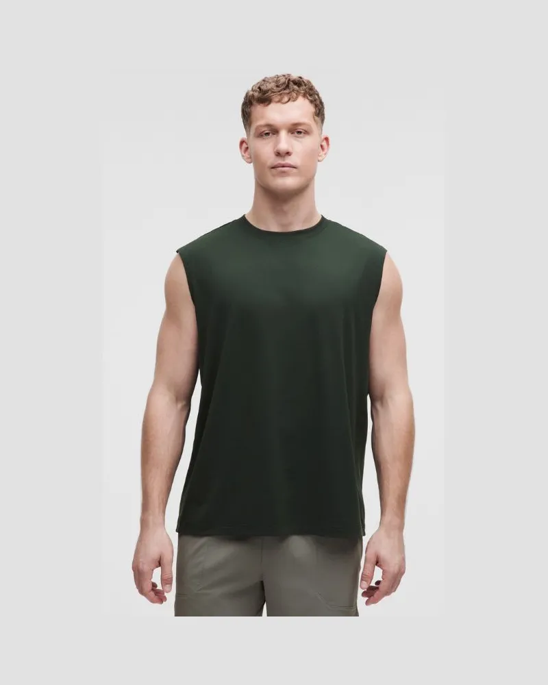 LULULEMON EasySet Trainings-T-Shirt für Männer – Größe in Rainforest Green Rainforest