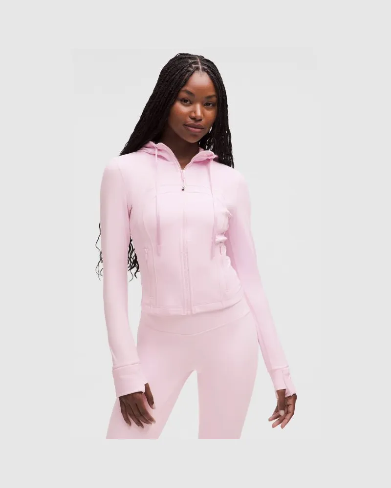 LULULEMON Define Crop-Jacke mit Kapuze Nulu für Frauen – Größe in Blissful Pink Blissful
