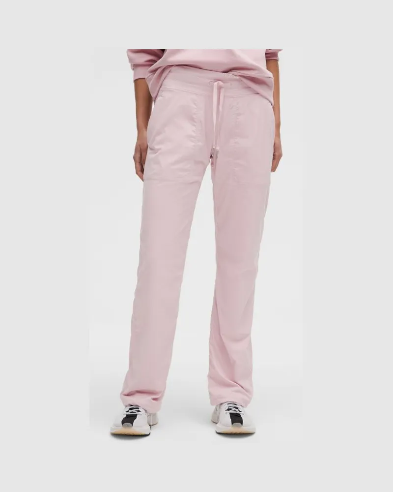 LULULEMON Dance Studio Hose mit mittelhohem Bund Volle Länge für Frauen – Größe in Pink Haze Pink