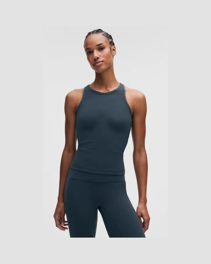 LULULEMON Align Racerback-Tanktop in Taillenlänge für Frauen – Größe in Smoky Velvet Smoky
