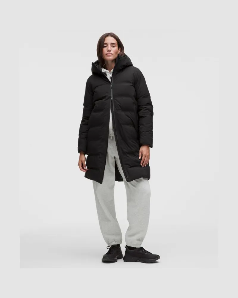 LULULEMON Wasserdichter Slush Hour-Daunenparka mit Füllkraft 600 für Frauen – Größe in Schwarz Schwarz