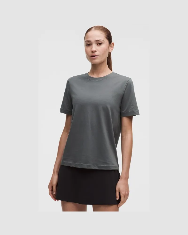 LULULEMON The Classic Jersey-T-Shirt für Frauen – Größe in Onyx Grey Onyx