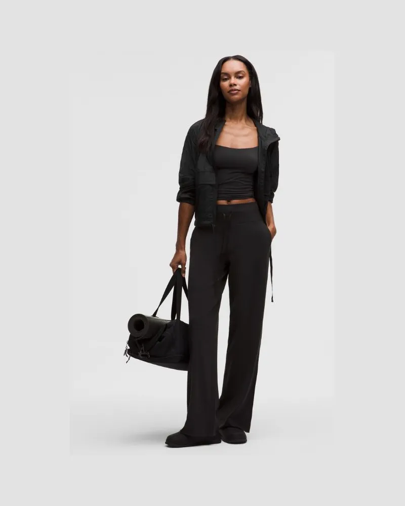 LULULEMON Groove Hose mit hohem Bund und weitem Bein Kurz für Frauen – Größe in Schwarz Schwarz