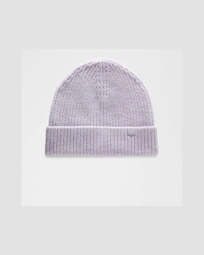 LULULEMON Enganliegende Rippstrickmütze aus Wollgemisch in Heathered Faint Lavender Heathered