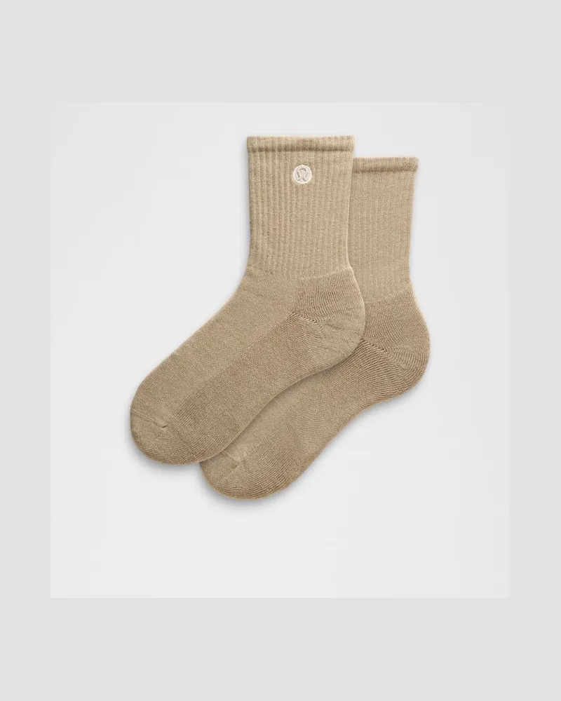 LULULEMON Daily Essential Knöchelhohe Socken Unisex – Größe in Sheer Oak Sheer
