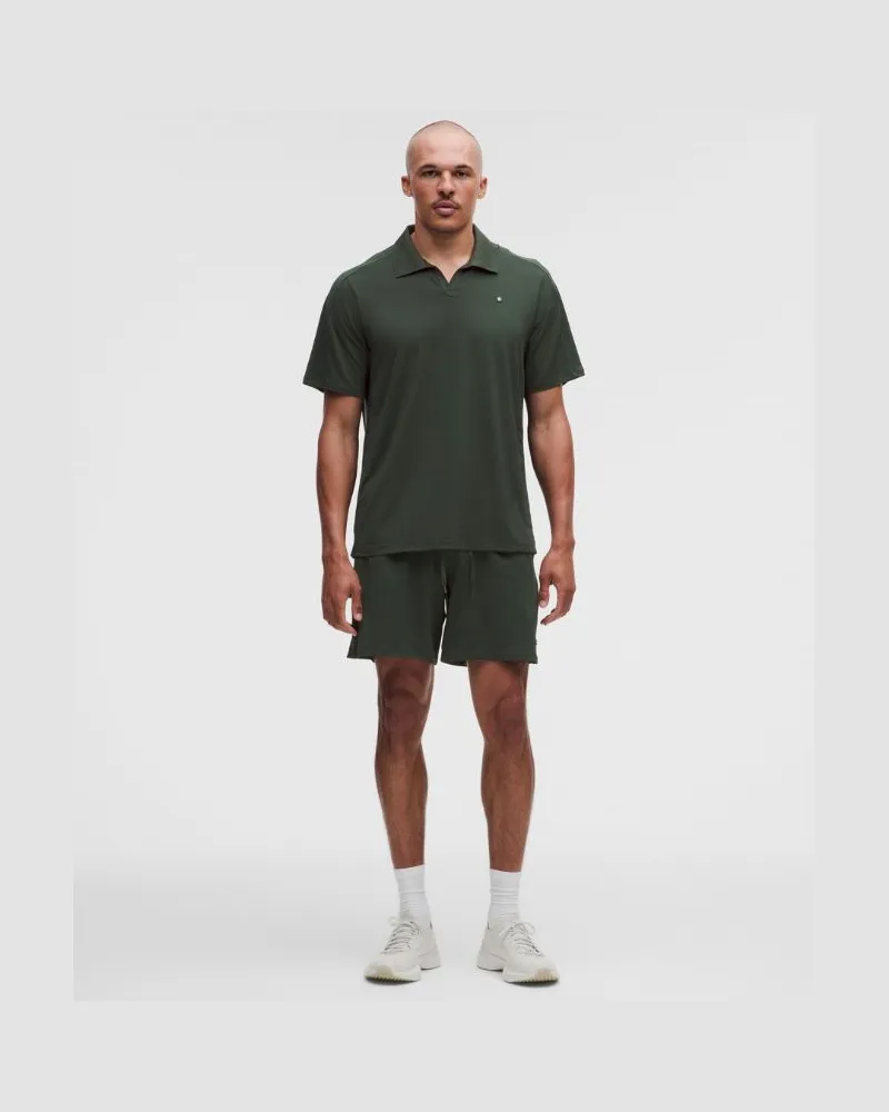 LULULEMON Tennisshorts mit Mesheinsätzen für Männer – 18 cm – Größe in Rainforest Green Rainforest