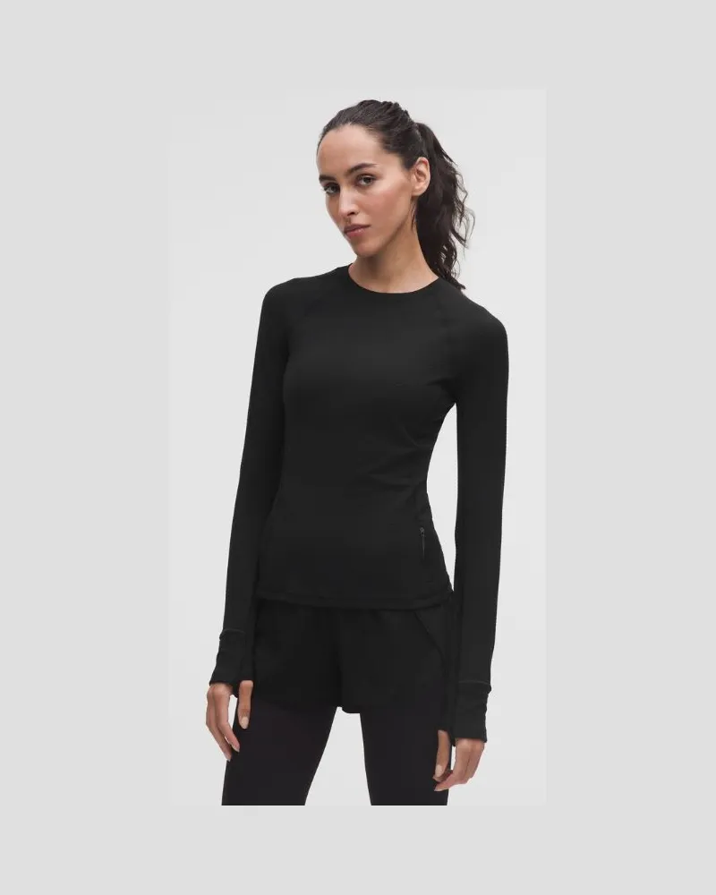 LULULEMON It's Rulu Lauf-Langarmshirt für Frauen – Größe in Black Black
