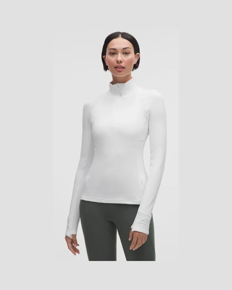 LULULEMON It's Rulu Half-Zip für Frauen – Größe in White White
