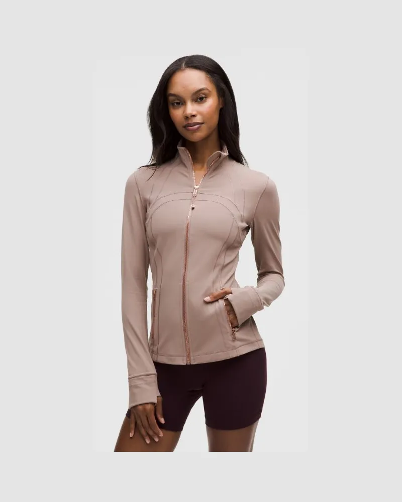LULULEMON Define Jacke Nulu für Frauen – Größe in Ashen Rose/Rose Gold Ashen