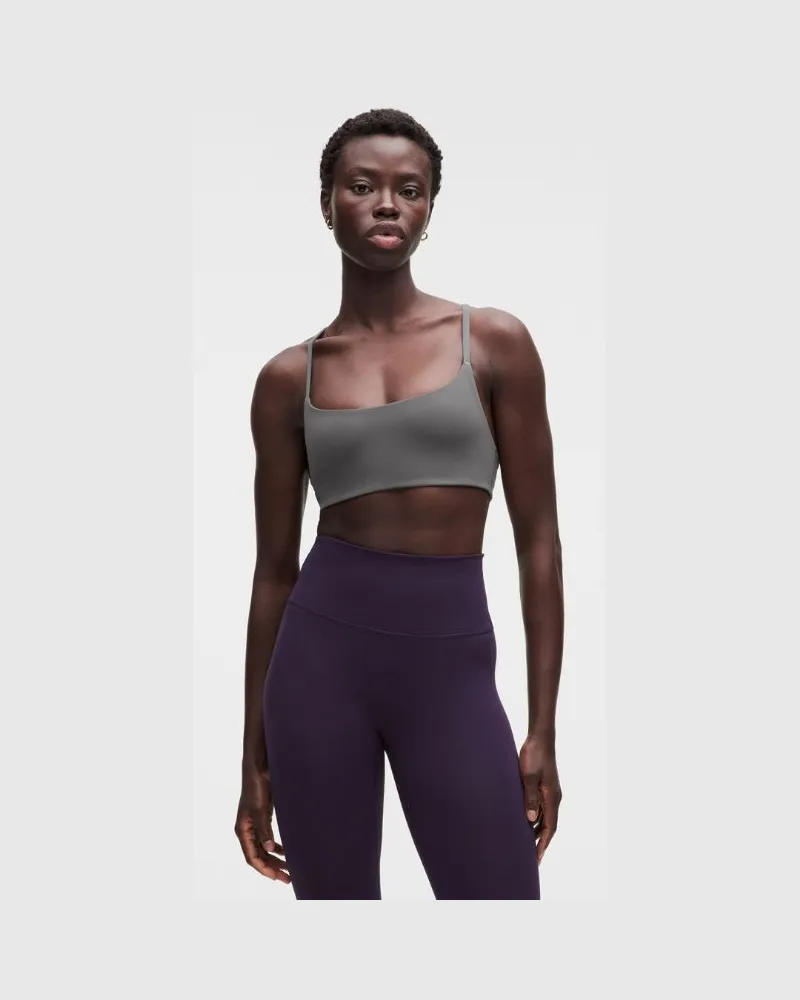 LULULEMON Wunder Train BH mit Racerback-Trägern Leichter Halt A/B-Cups für Frauen – Größe in Spruce Shadow Spruce