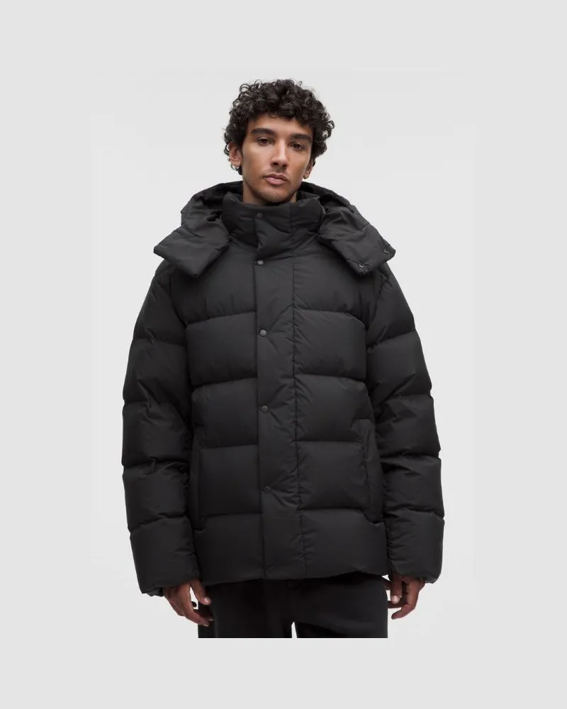 LULULEMON Pufferjacke für Männer – Größe in Schwarz Schwarz