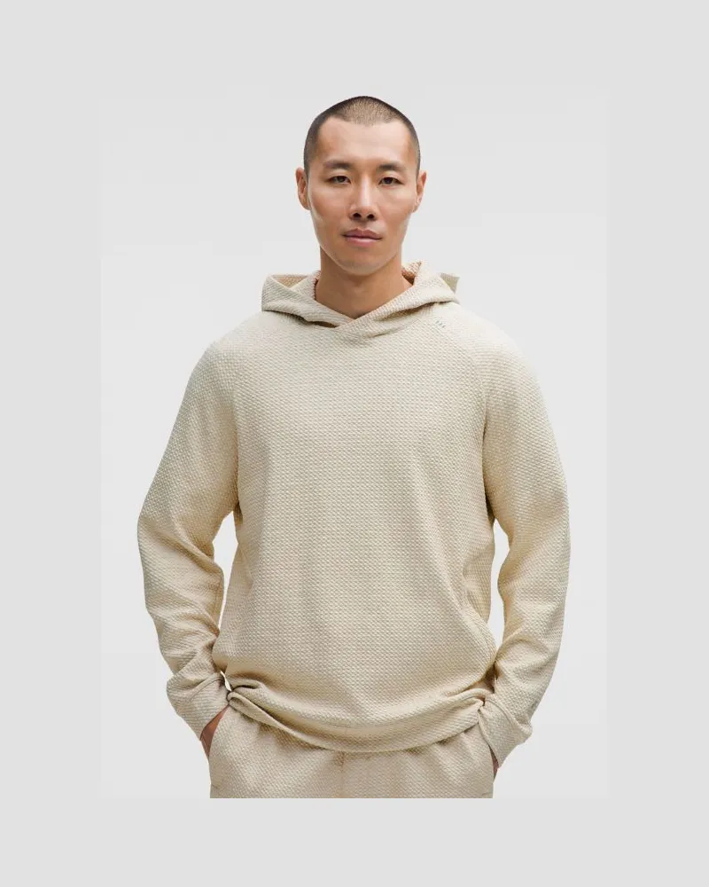 LULULEMON Ease The Day Hoodie für Männer – Größe in Heathered Bone/Black Heathered