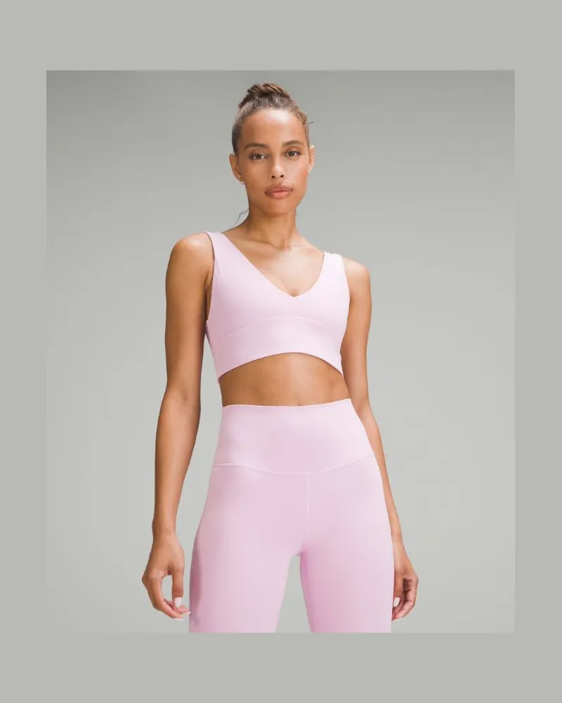 LULULEMON Align BH mit V-Ausschnitt Leichter Halt A/B-Cups Vitapink