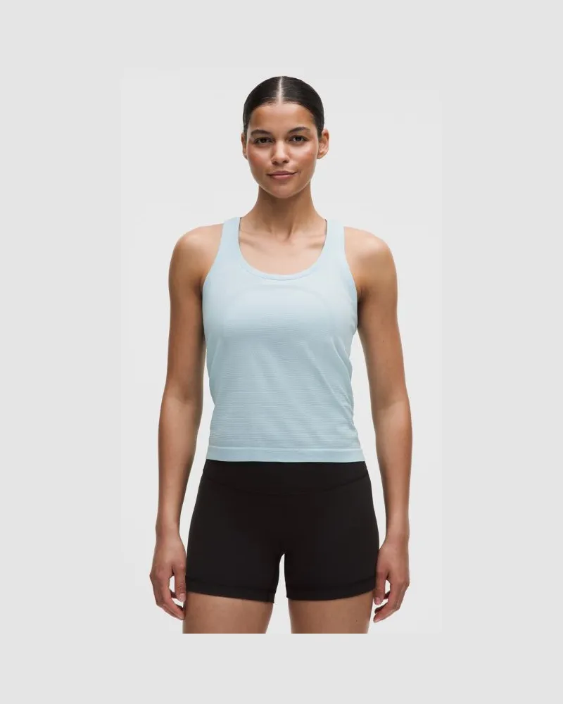 LULULEMON Swiftly Tech Tanktop mit Racerback 2.0 Taillenlänge für Frauen – Größe in Foam Cloud Foam