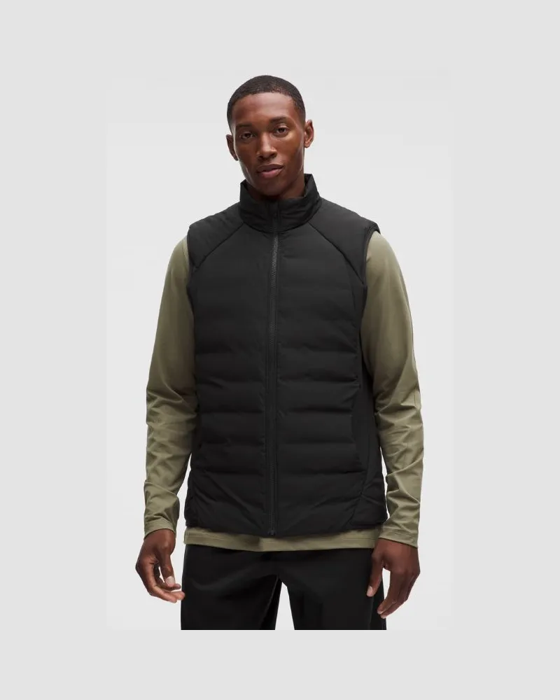LULULEMON Legere Down for It All-Weste für Männer – Größe in Schwarz Schwarz