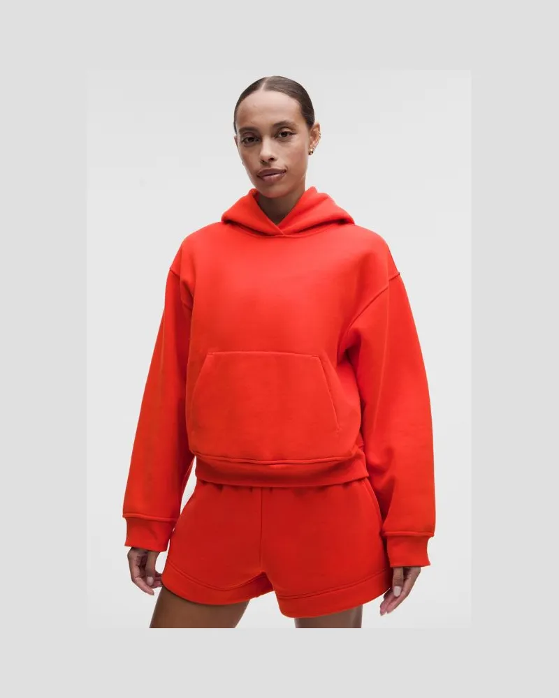 LULULEMON Steady State Hoodie für Frauen – Größe in Cherry Ember Cherry