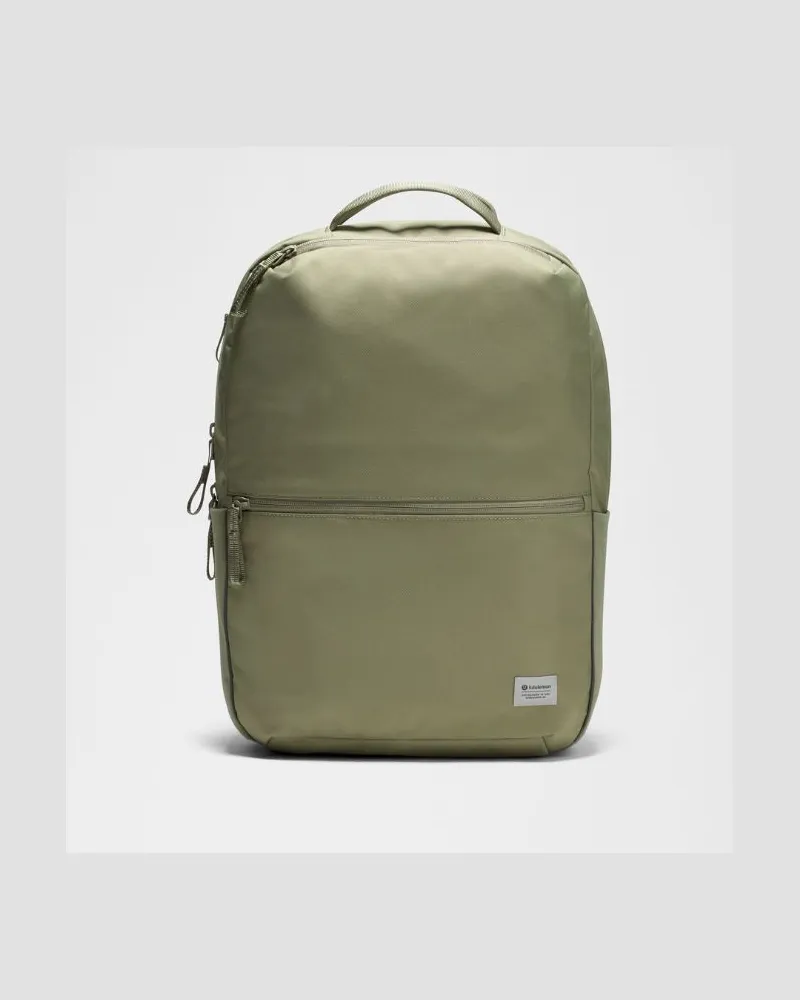 LULULEMON Rucksack mit zwei Reißverschlüssen 22 l Performance-Canvas – Größe in Bay Leaf/Sheer Oak Bay