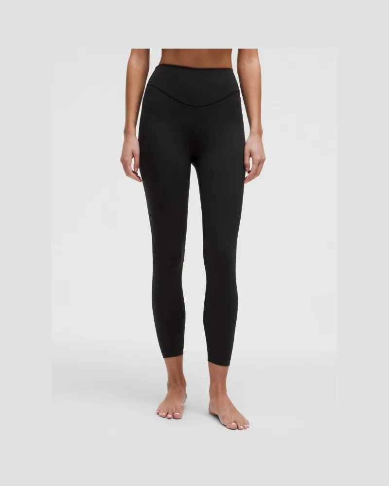 LULULEMON Wunder Under Leggings mit hohem Bund Full-On Luxtreme für Frauen – 64 cm – Größe in Black Black