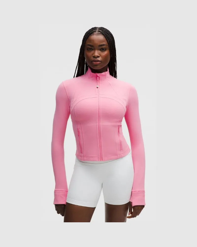 LULULEMON Define Crop-Jacke Nulu für Frauen – Größe in Candy Cloud Candy