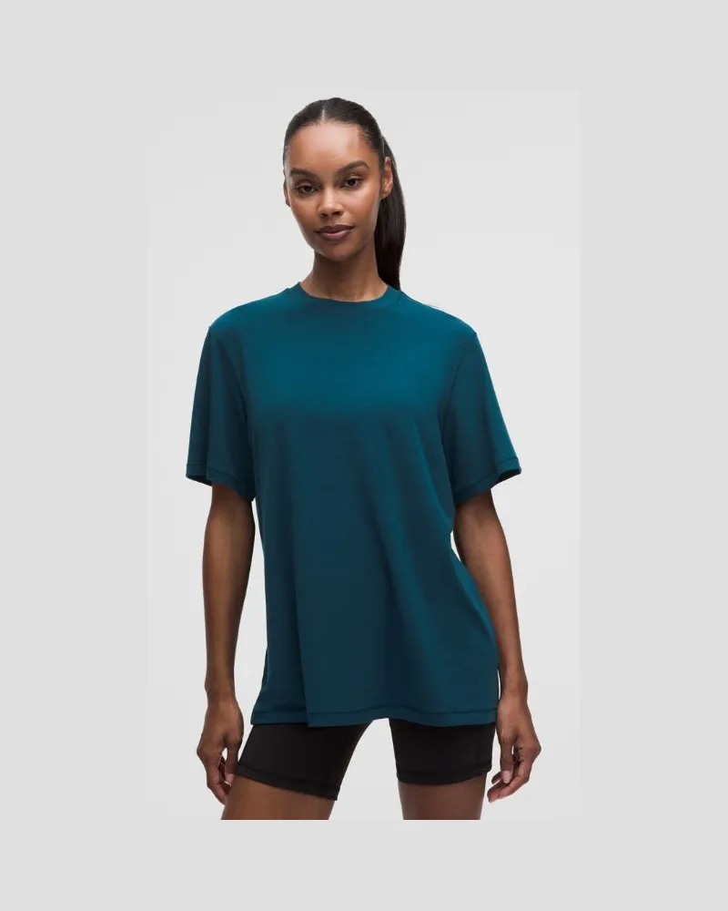 LULULEMON Trainings-T-Shirt aus Jersey für Frauen – Größe in Remixed Marine Remixed