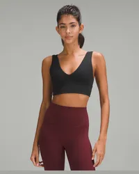 LULULEMON Align BH mit V-Ausschnitt Leichter Halt A/B-Cups Black