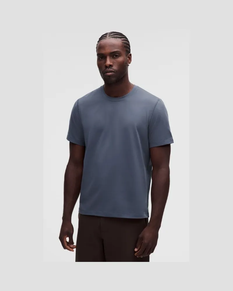 LULULEMON Soft Jersey Kurzarmshirt für Männer – Größe in Dusty Diamond Dusty