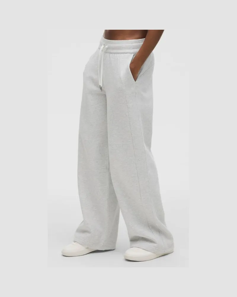 LULULEMON Scuba Hose mit weitem Bein und mittelhohem Bund Regular für Frauen – Größe in Heathered Core Ultra Light Grey Heathered